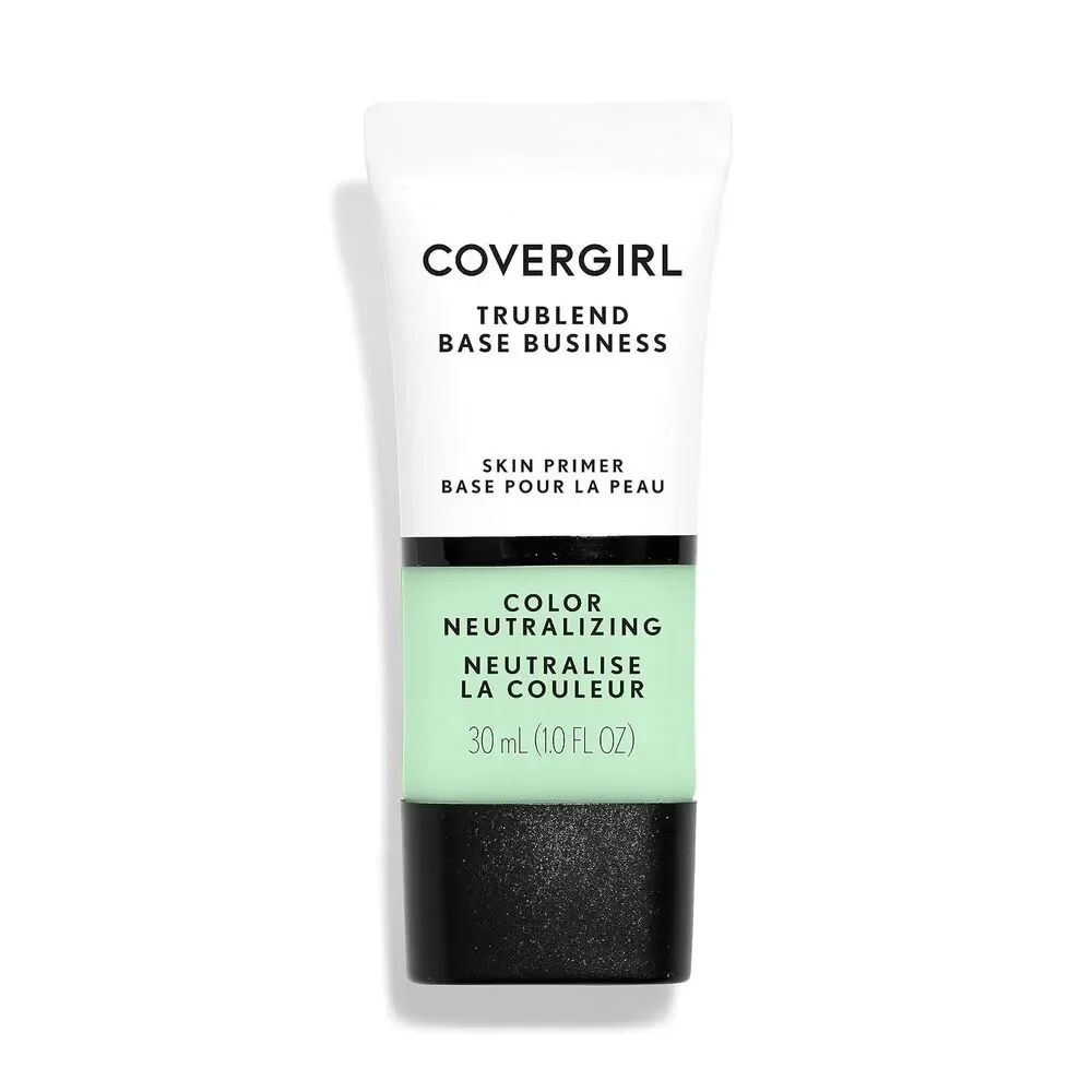 Covergirl TruBlend Base Business Skin Primer ~ Color Neutralizing (Green) 1 Oz